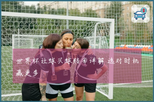 世界杯让球买球赔率详解 选对时机赢更多
